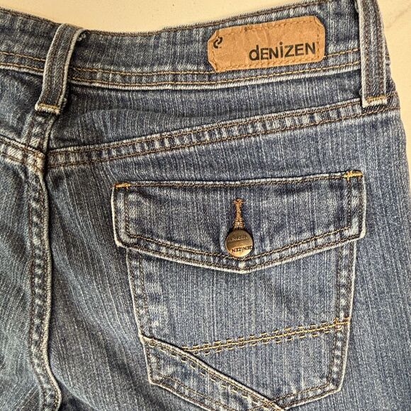 Denizen from Levis  Capri Blue Jeans Rear Button Flap Pockets - Picture 5 of 13